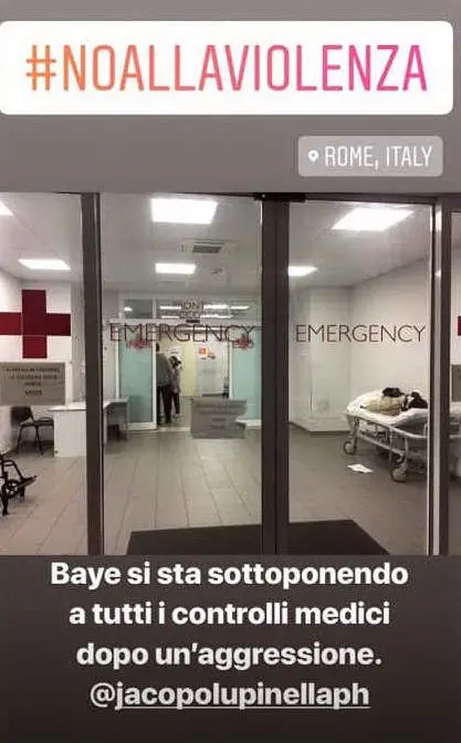 La storia sul profilo Instagram