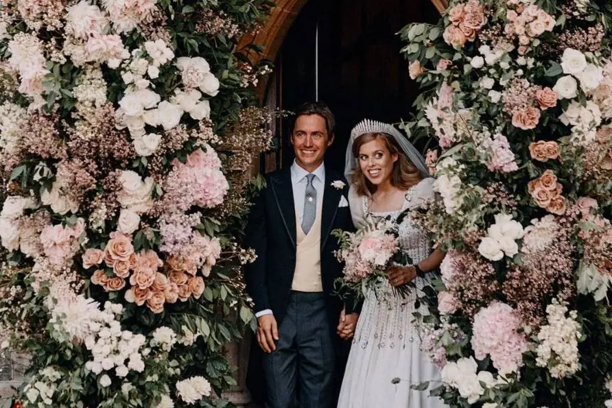 Beatrice di York e il marito Edoardo Mapelli Mozzi (foto Instagram)