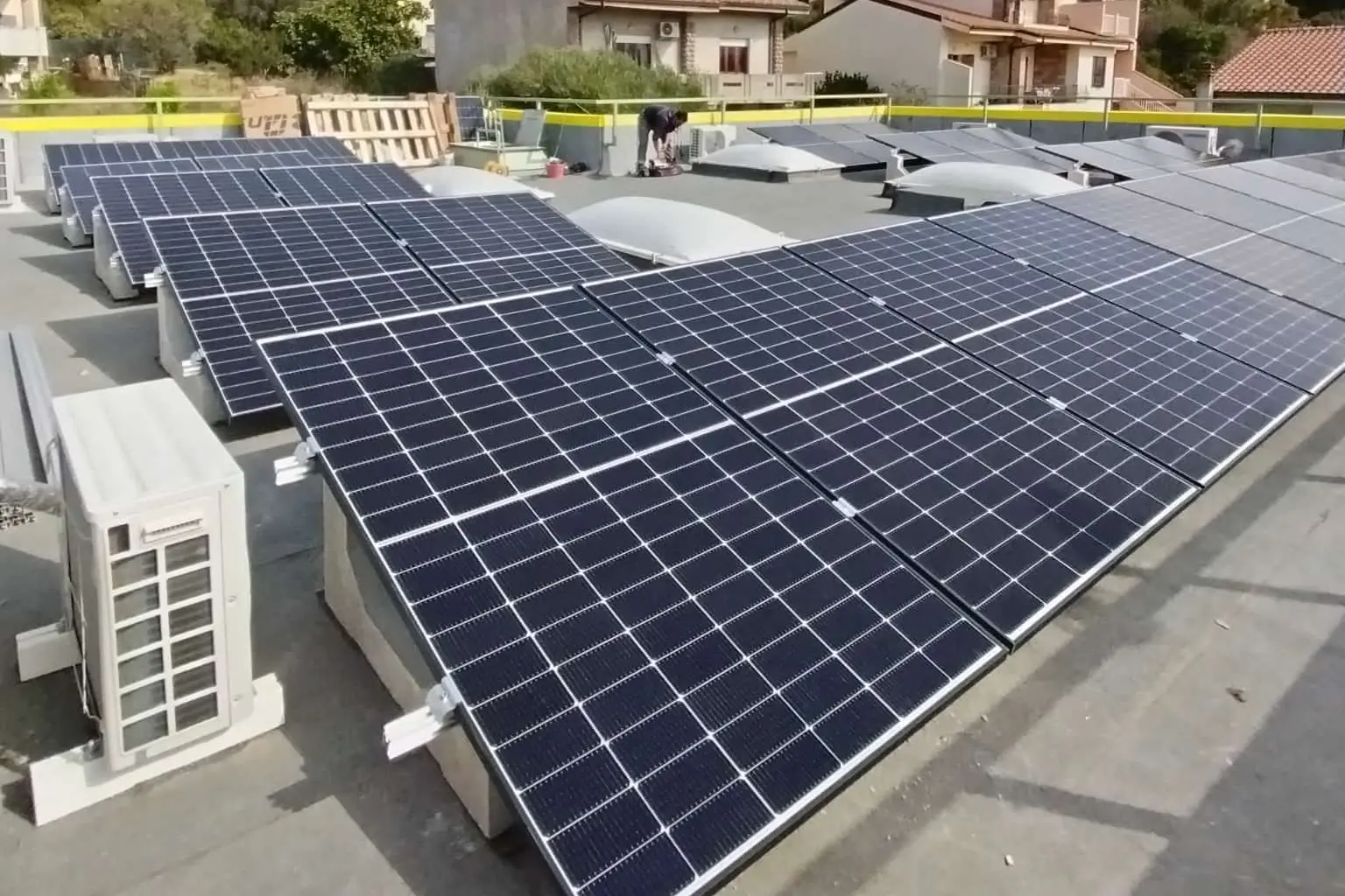Impianto fotovoltaico installato da Poste Italiane