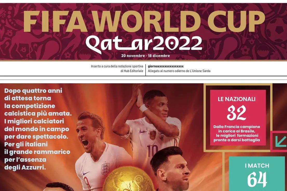 La prima pagina dello Speciale in omaggio con L'Unione Sarda