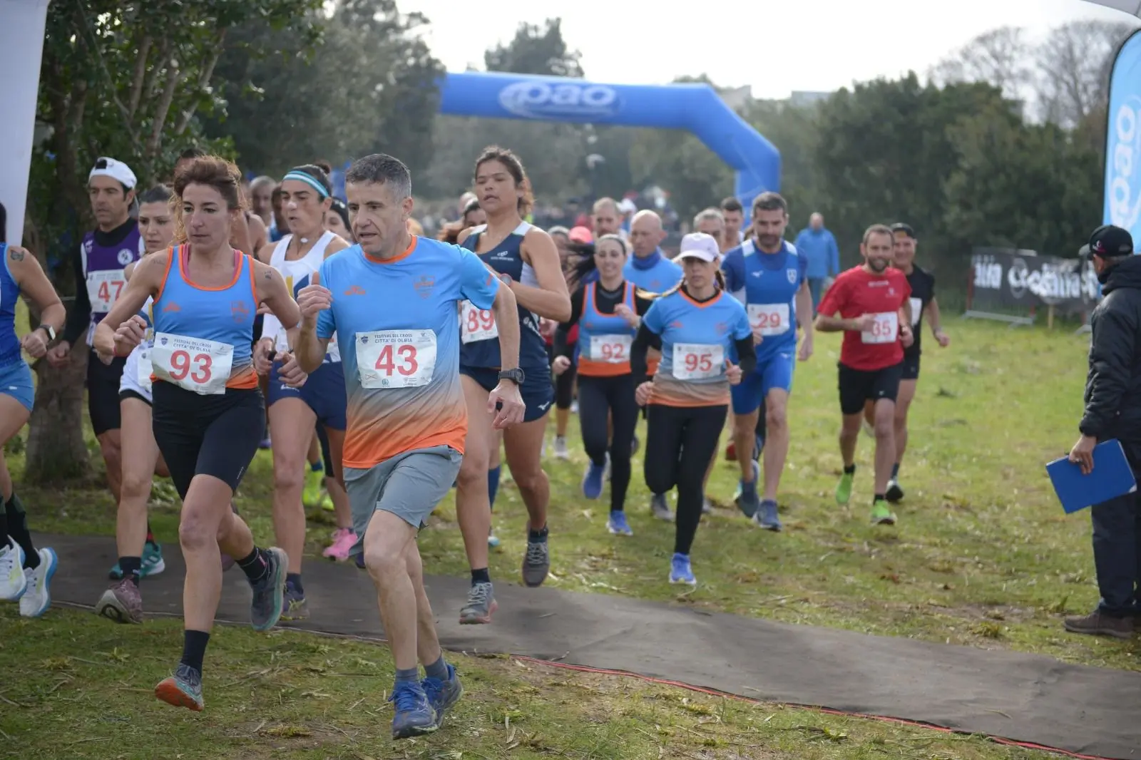 Un’immagine di una delle gare del Cross Città di Olbia – Trofeo Gabriele Pattitoni