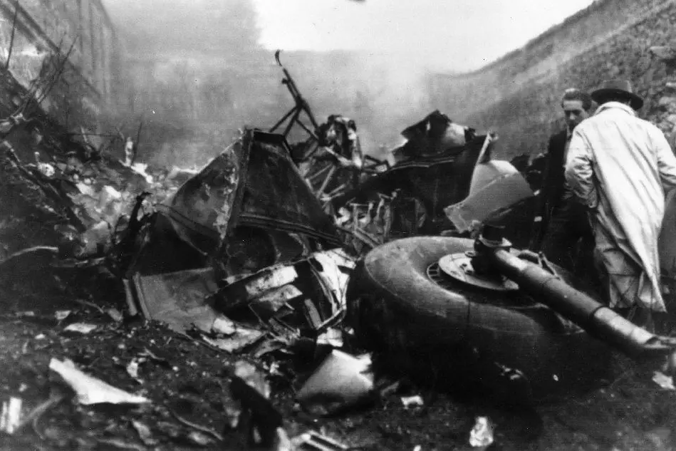 #AccaddeOggi: 4 maggio 1949, l'aereo del Torino si schianta sulla collina di Superga (Archivio L'Unione Sarda)