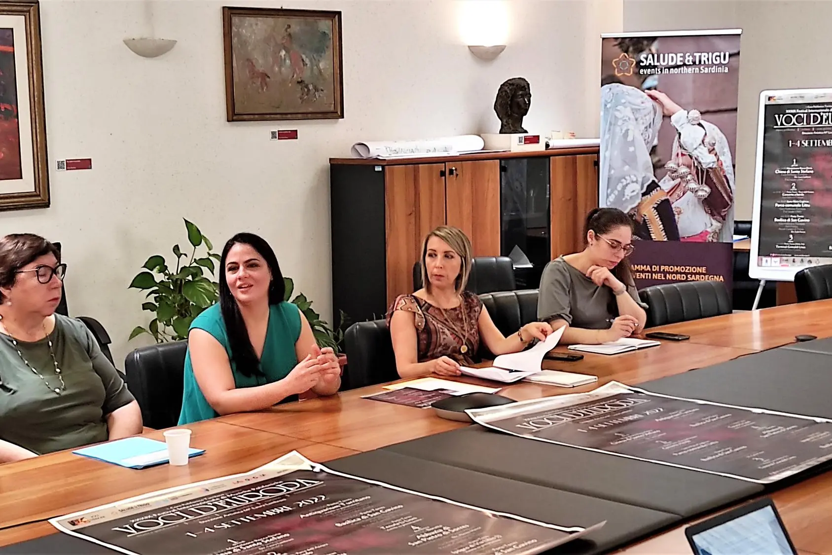 La conferenza stampa di presentazione (foto L'Unione Sarda - Marras)