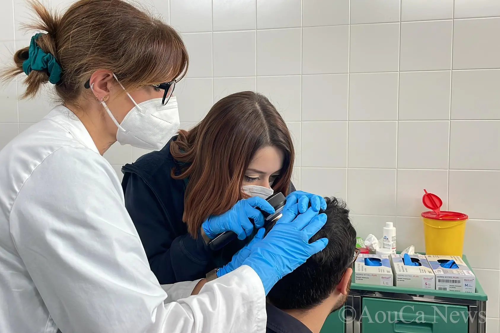 L'ambulatorio Alopecia (foto Aou Cagliari)