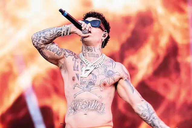 Il rapper Tony Effe