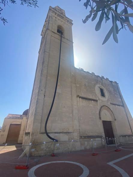 Settimo San Pietro, guano nel campanile: al via le operazion