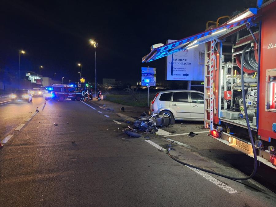 Incidente mortale a Selargius, in Rianimazione il cugino della vittima