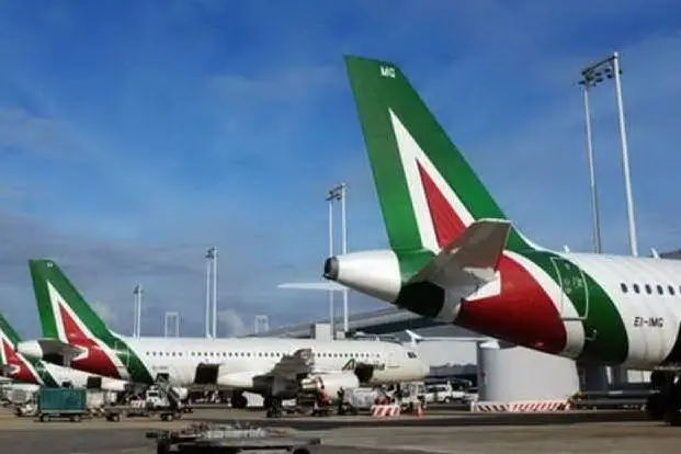 Alcuni velivoli Alitalia