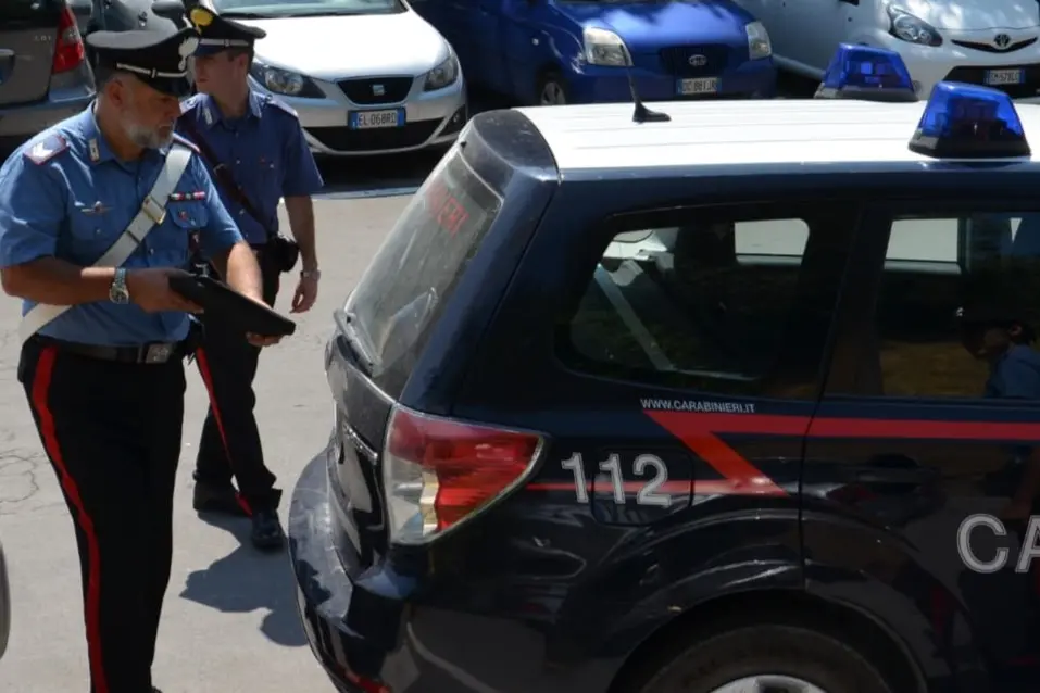 Il rapinatore è stato arrestato dai carabinieri