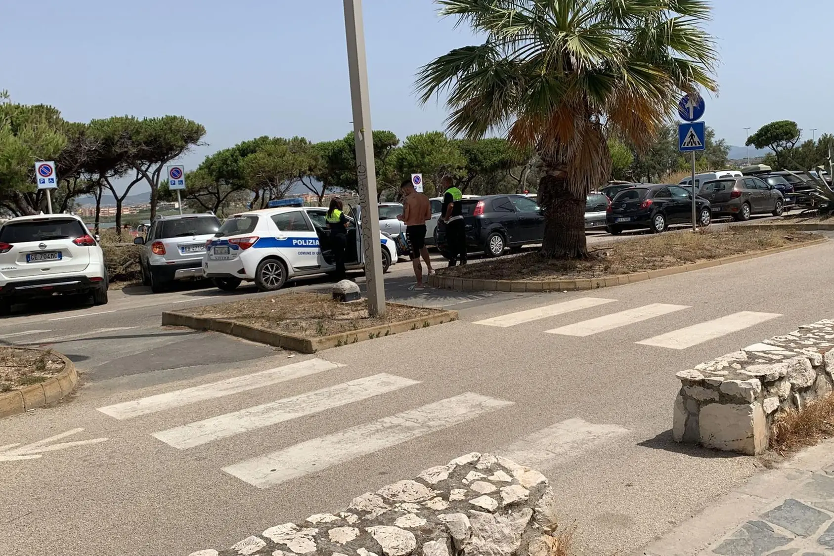 Soste a pagamento al Poetto