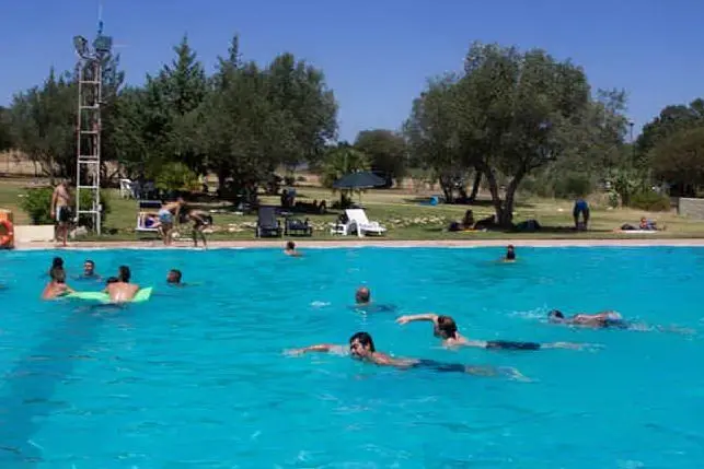 La piscina comunale di Ortacesus