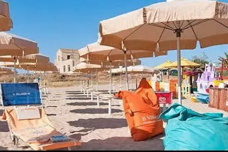 Lo stabilimento dove si è tenuto lo spiaggia day