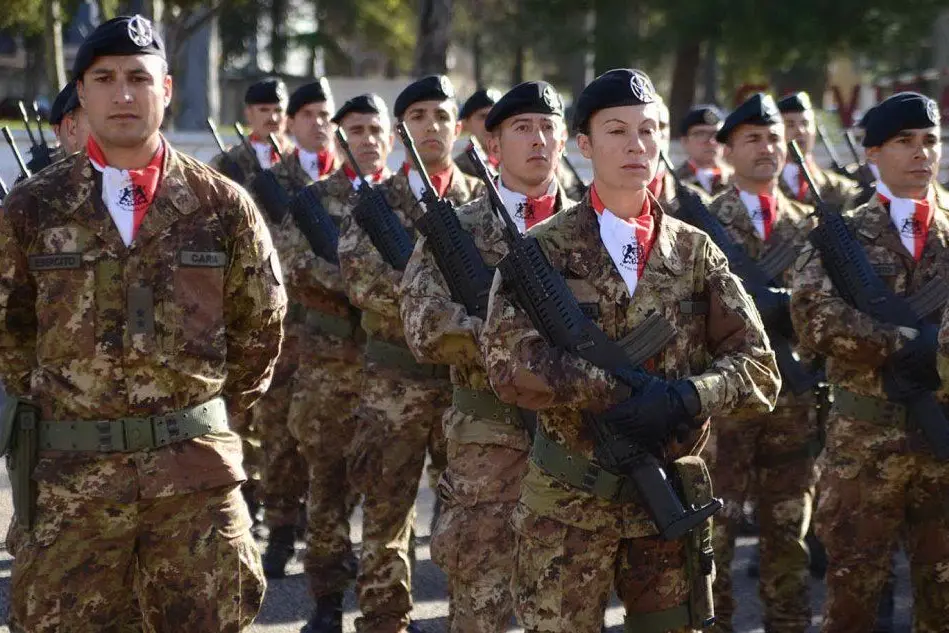 Militari della Brigata Sassari (Archivio L'Unione Sarda)