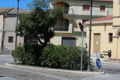 Piazza Repubblica a Burcei (L'Unione Sarda - Andrea Serreli)