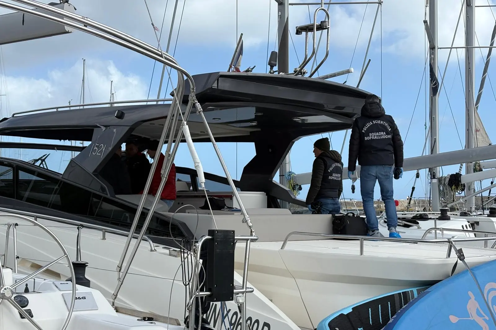 Il sopralluogo (foto Busia)