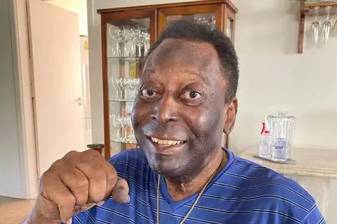 Pelé (foto da Instagram)