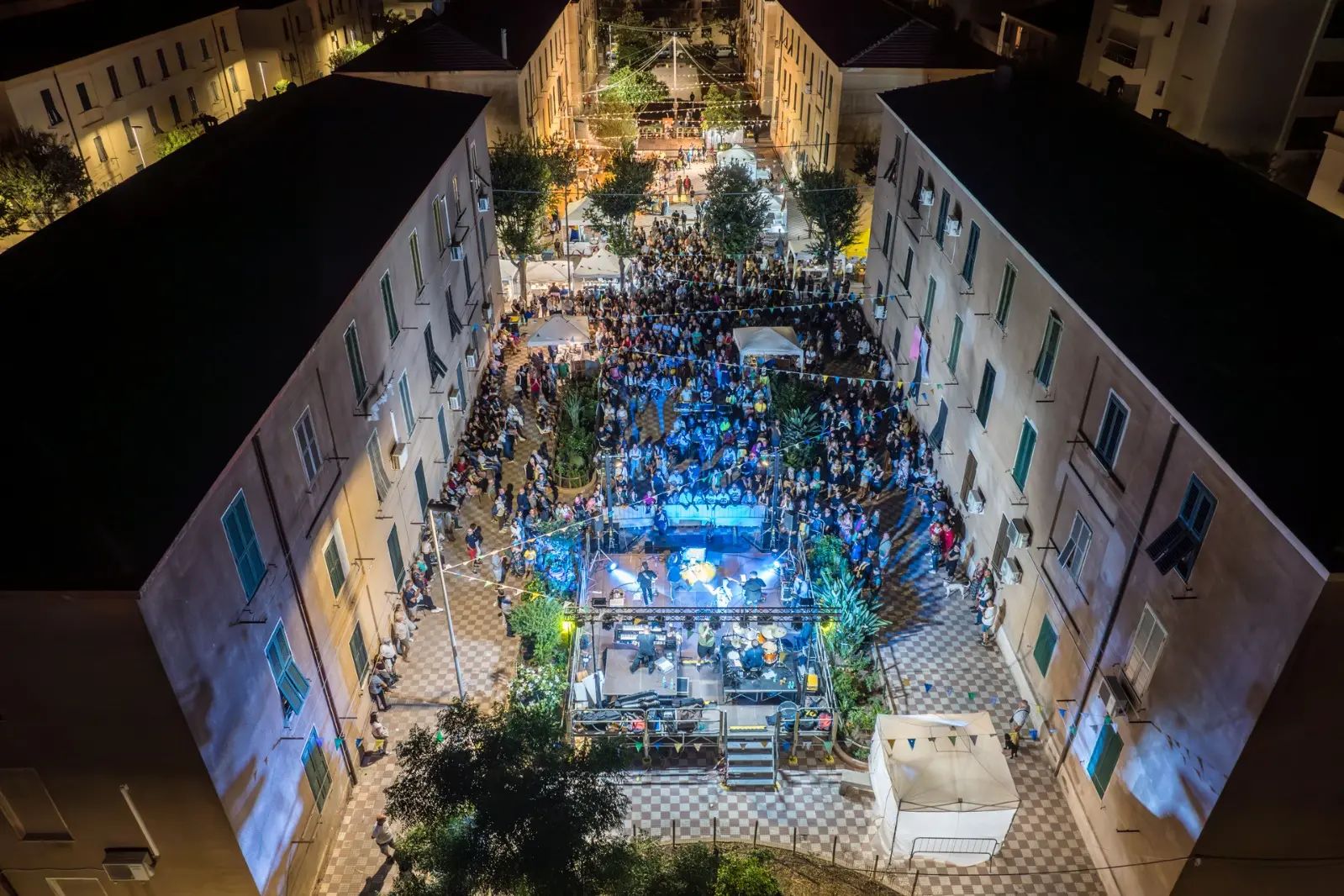 Il quartiere di Sant'Agostino in festa (foto concessa)
