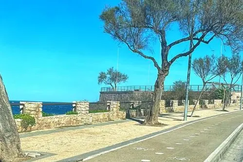 Il Lungomare dove avvenuto l'inseguimento (foto Pala)