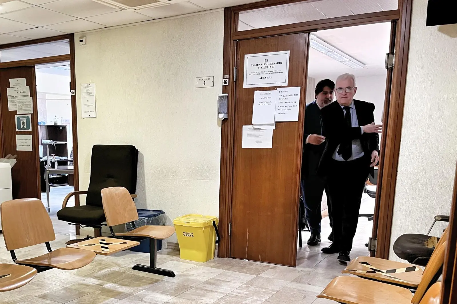 L’ex governatore Christian Solinas in Tribunale