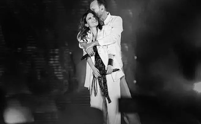 Un'altra istantanea dal concerto (foto da Instagram @LauraPausini)