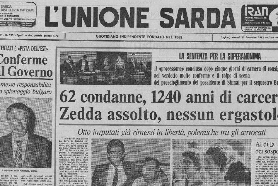 #AccaddeOggi: 20 dicembre 1982, il processo contro la Superanonima sequestri