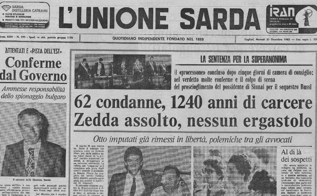 #AccaddeOggi: 20 dicembre 1982, la sentenza per la Superanonima