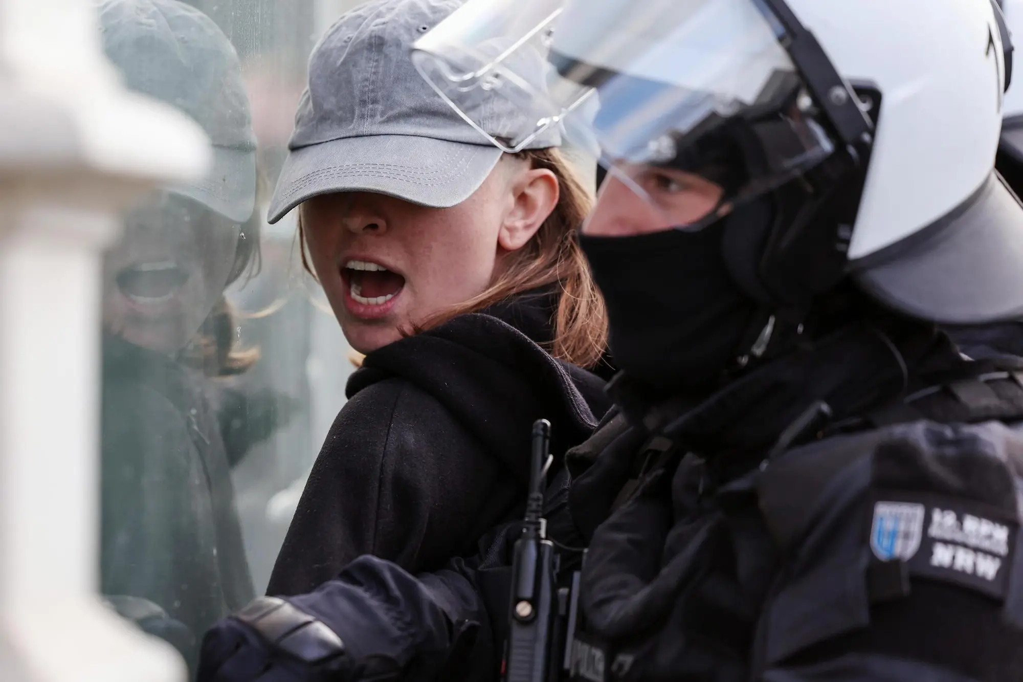 Polizia in Germania (foto Ansa/Epa)