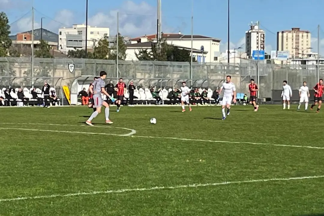 Livieri in panchina nel match con la Nocerina (foto Ilenia Giagnoni)