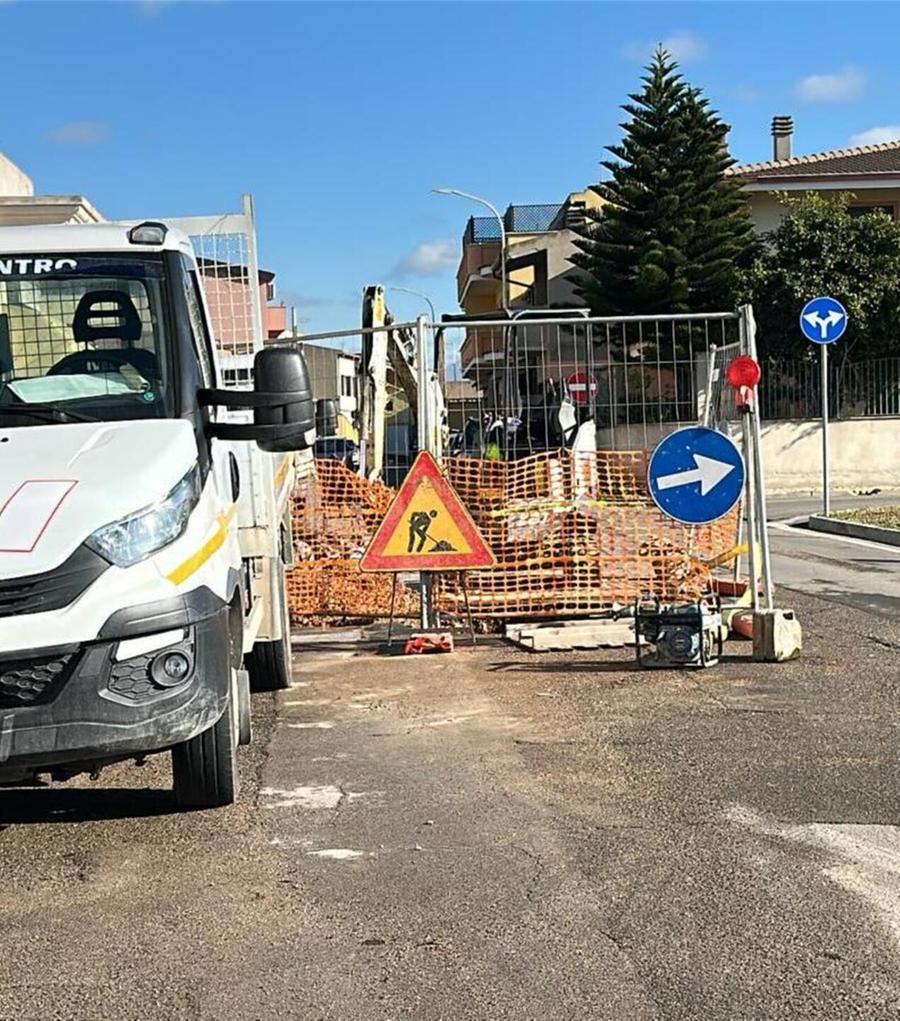 Rubinetti a secco per un guasto a una condotta