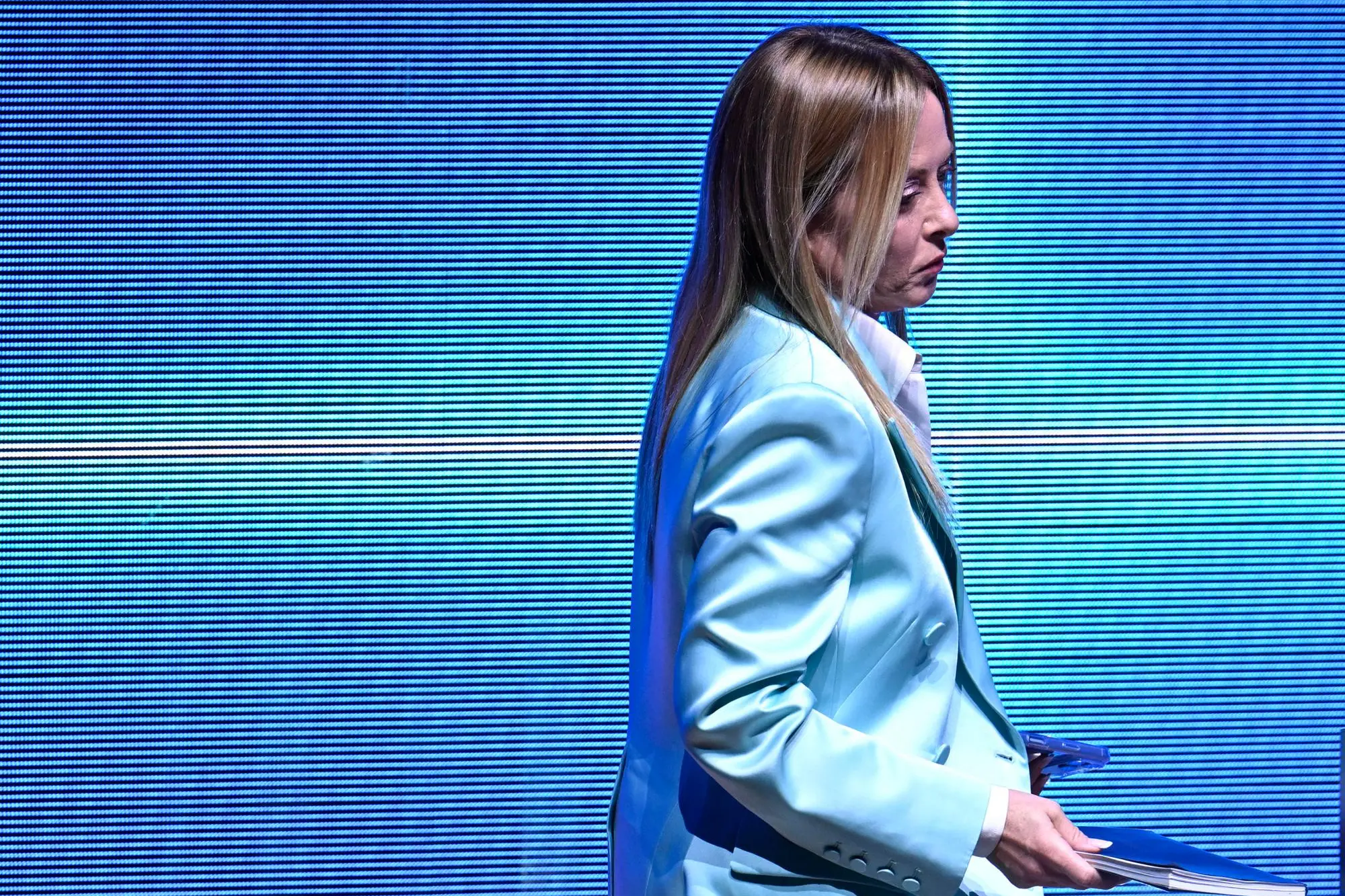 La presidente del Consiglio, Giorgia Meloni all'Assemblea di Assolombarda, Milano, 12 ottobre 2026. ANSA/DANIEL DAL ZENNARO