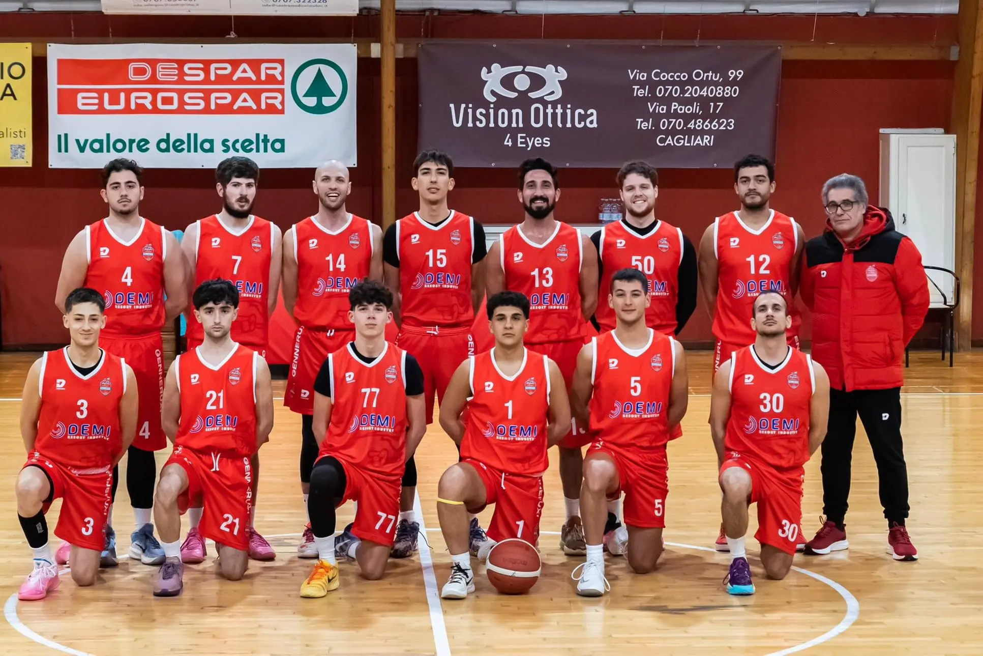 Il Genneruxi Cagliari che prende parte al torneo di Divisione Regionale 1 (foto di Ivana Angioni)