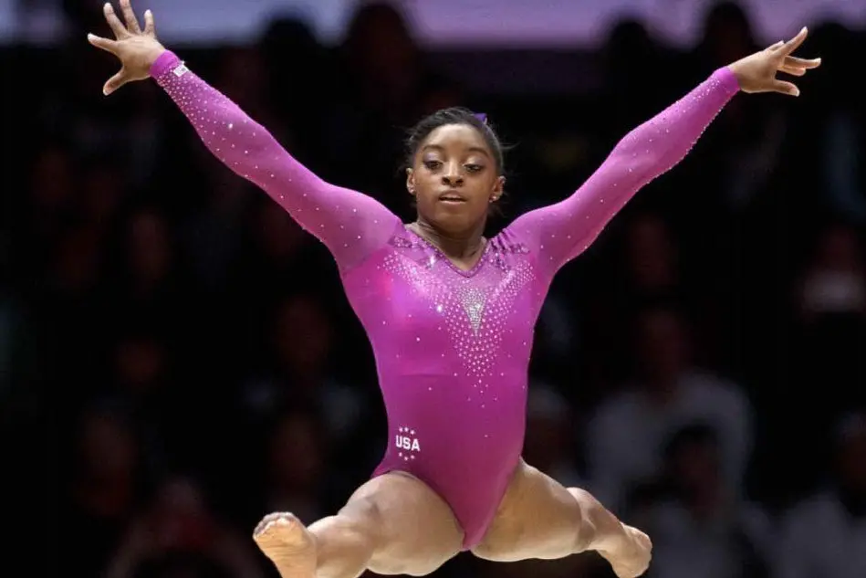 La bravissima Simone Biles (Ansa)