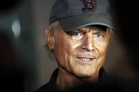 epa06962903 Italian actor, film director, screenwriter and film producer Terence Hill attends the premiere of 'My Name is Thomas' (Mein Name Ist Somebody) in Berlin, Germany, 21 August 2018. The movie opens across German theaters on 23 August. EPA/FELIPE TRUEBA