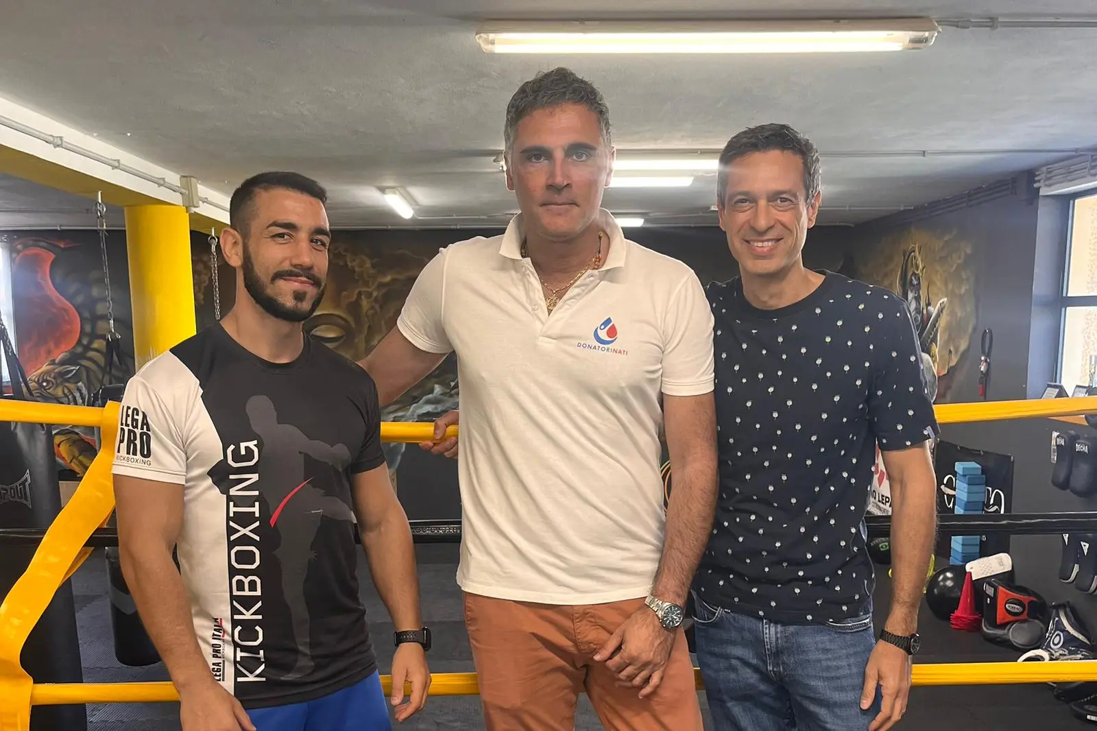 Gli organizzatori Nicola Canu Daniele Rocchi e Piero Frau (foto concessa)
