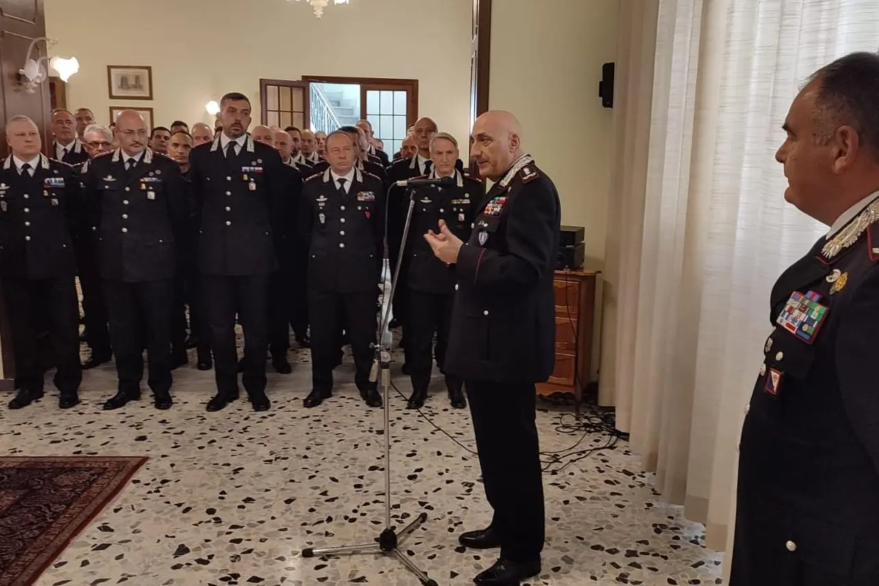 La visita a Cagliari del Generale di Corpo d'Armata Enzo Bernardini (foto ufficio stampa)