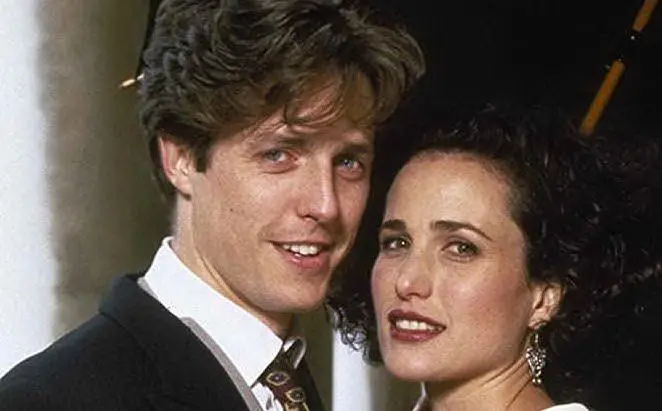 Con Andie MacDowell in &quot;Quattro matrimoni e un funerale&quot;