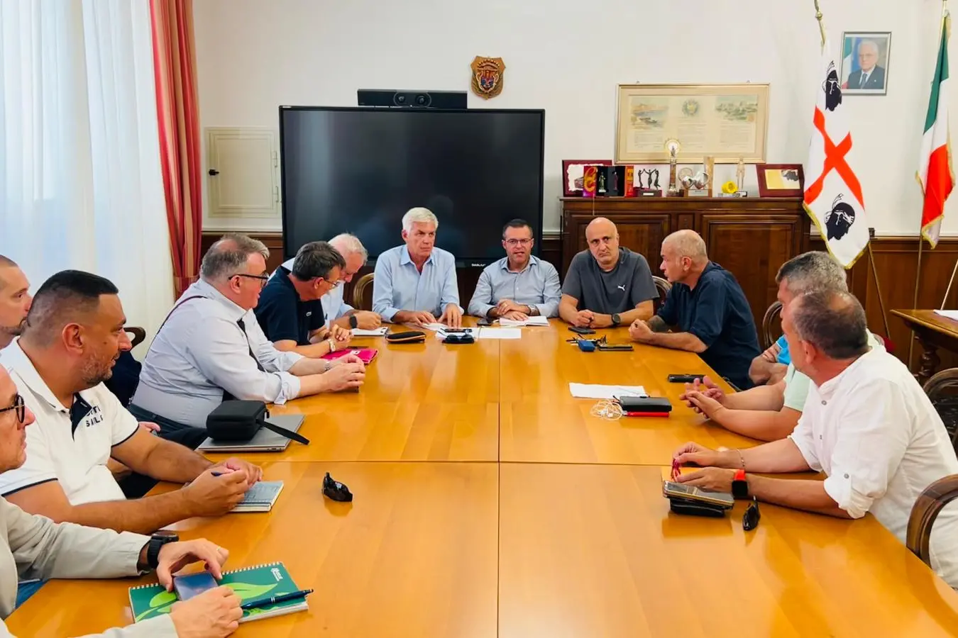 L'incontro con i sindacati sul servizio di igiene urbana