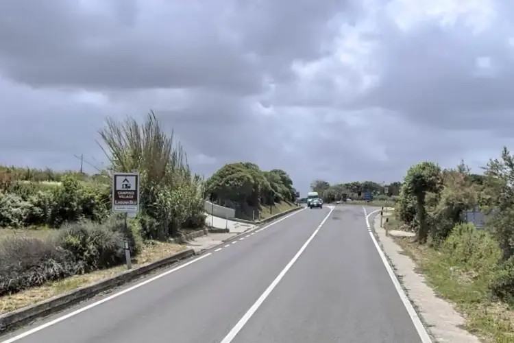 La statale 200 a Marritza -Sorso (foto concessa)