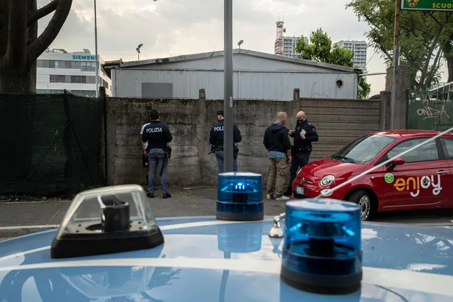La Polizia sul posto (Ansa)