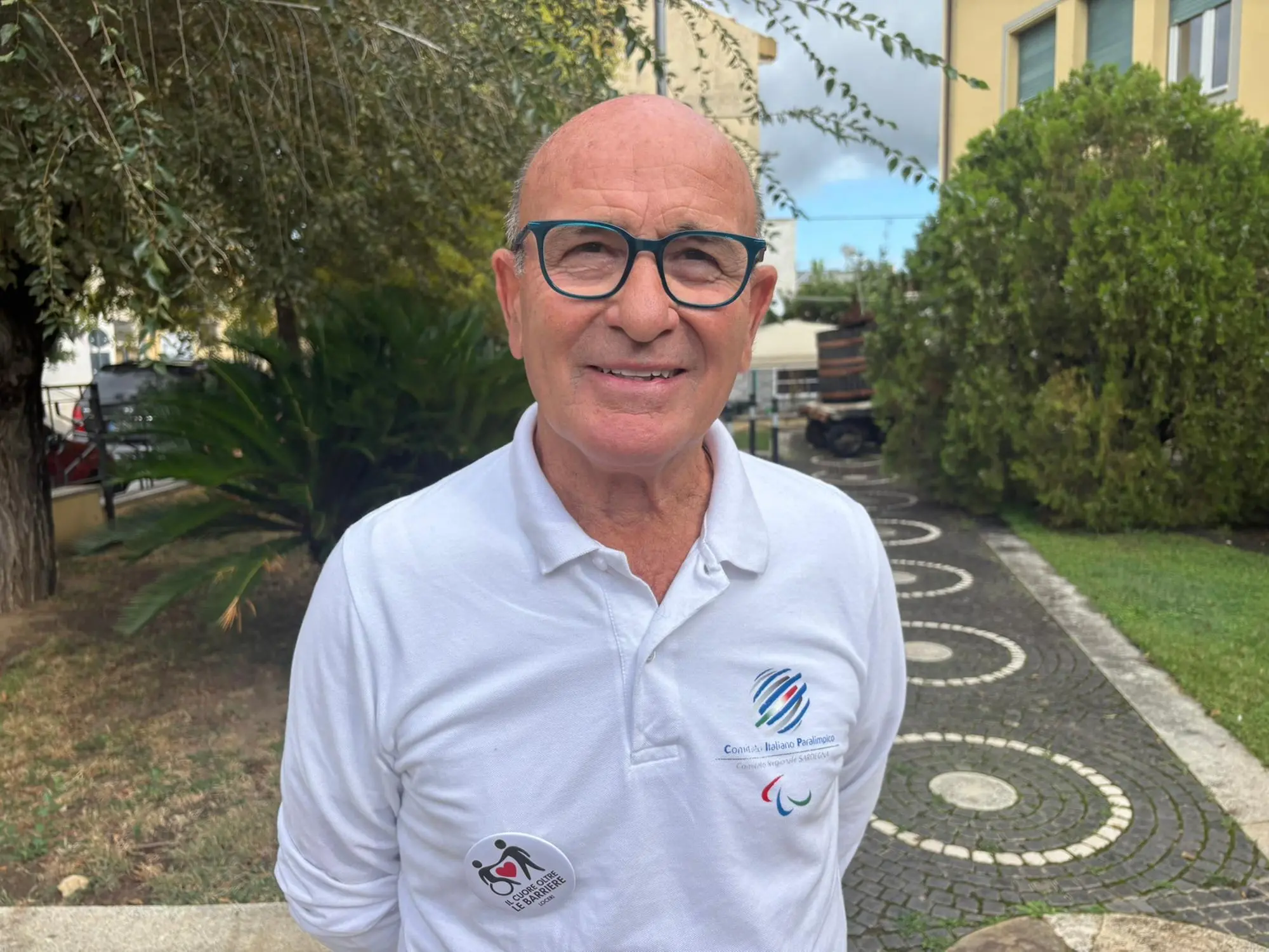 Claudio Secci, presidente regionale del Comitato italiano paralimpico (foto Pillonca)