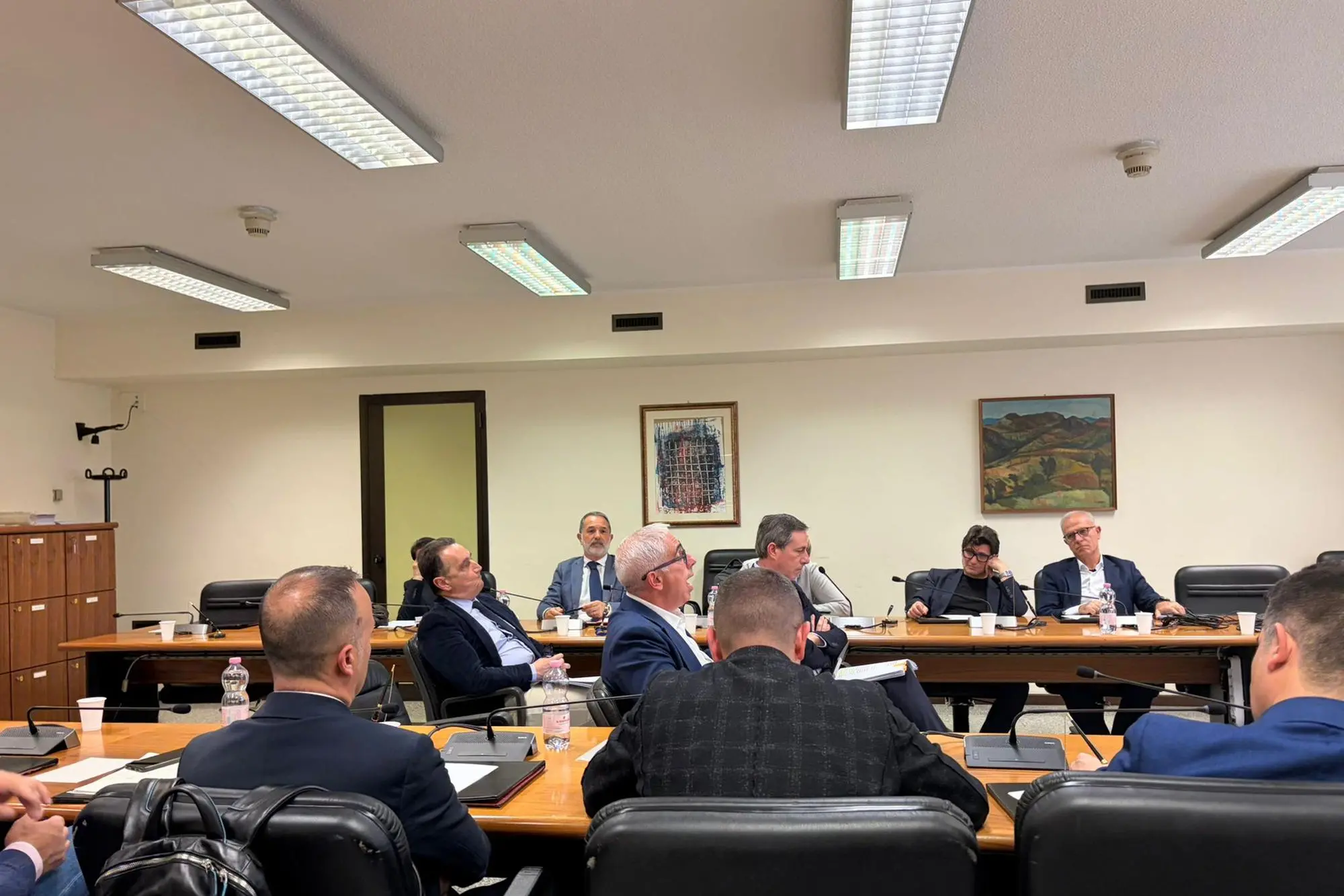 Un momento dell’audizione dei costituzionalisti (foto Ufficio stampa del Consiglio regionale)