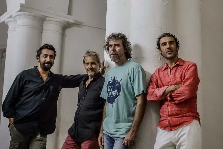 Il quartetto di Daniele Di Bonaventura (foto L'Unione Sarda - Pala)