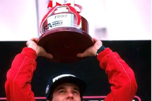 Ayrton Senna campione del mondo con la McLaren