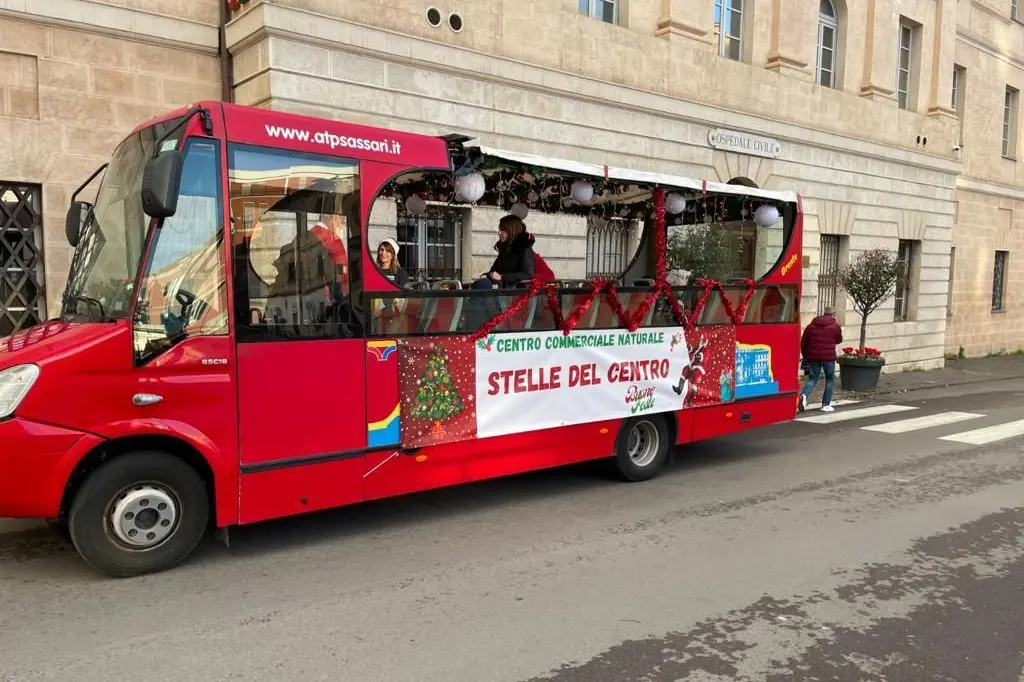 Il bus dell'Atp messo a disposizione per le iniziative del Natale (foto concessa)
