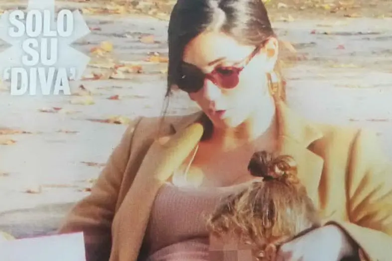 Una delle foto pubblicate su "Diva e Donna"