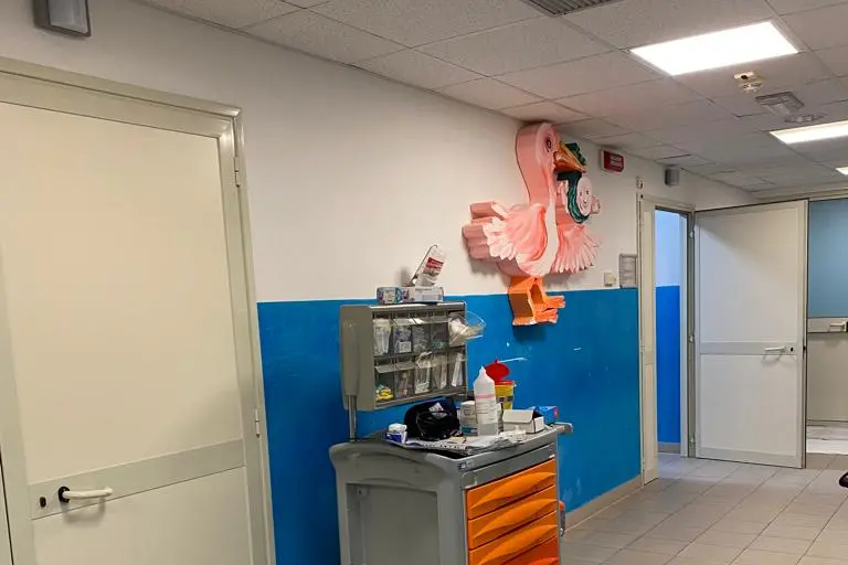 Il nido dell'ospedale di Lanusei (foto Secci)