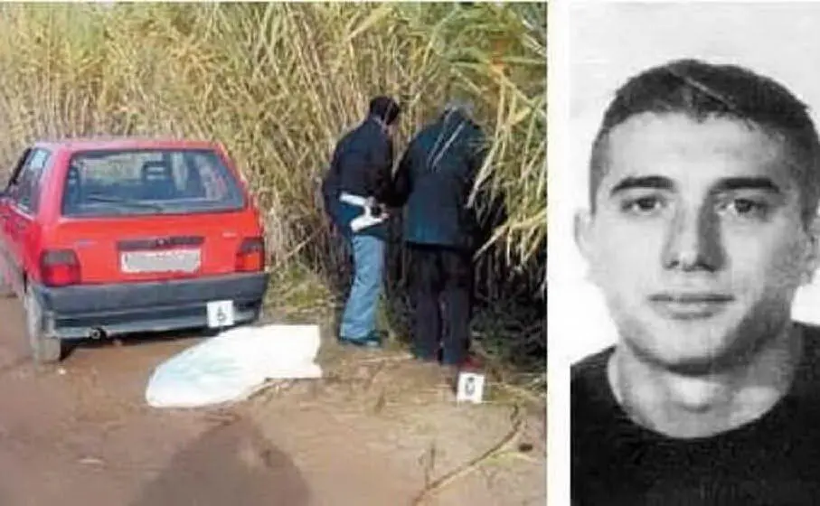 Il luogo del delitto e Marco Ferrai, figlio della coppia uccisa
