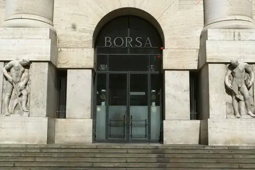 La Borsa di Milano (archivio L'Unione Sarda)