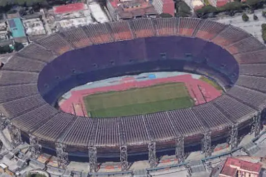 Lo stadio San Paolo (foto da google)