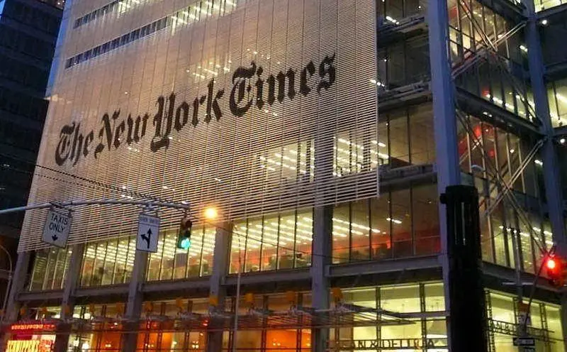 ... la sede del Ny Times a New York...
